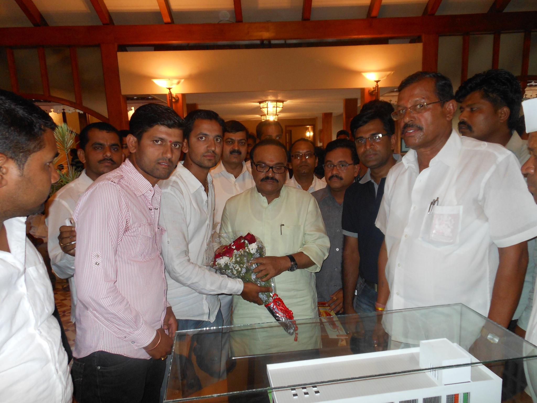 With Chhagan Bhujbal