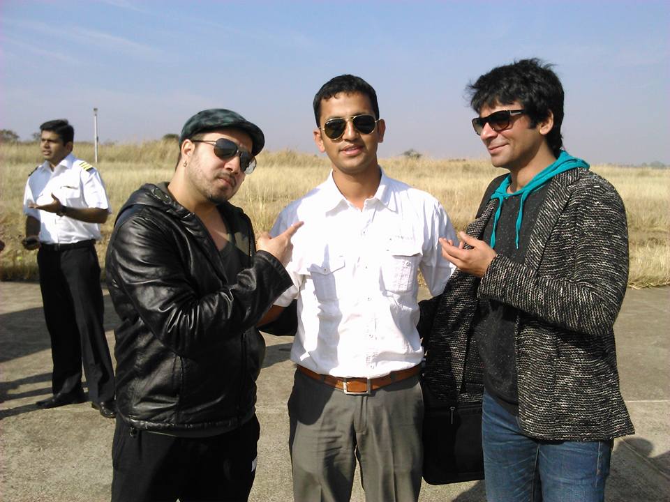 With Mika Singh