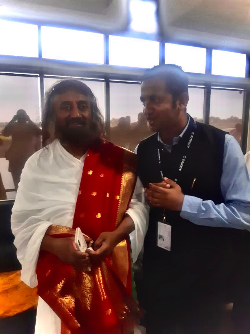 With Sri Sri Ravi Shankar